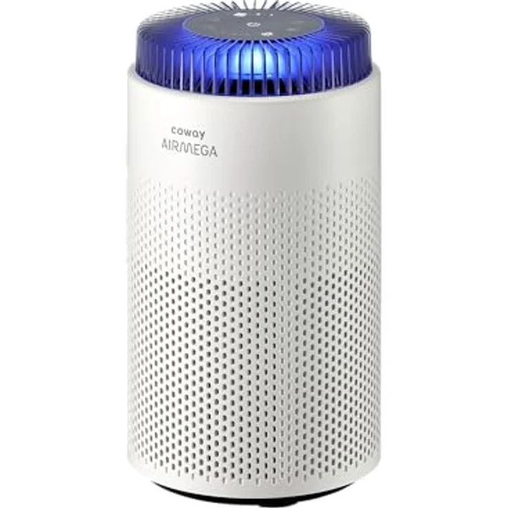 COWAY AIRMEGA 50, Luftreiniger für Schlafzimmer & kleine Räume, CADR 120,1 m³/h, ultra-leise mit 18,4 dB, Auto-Modus, entfernt 99,999% Feinstaub, Pollen & Tierhaare – Bild 1