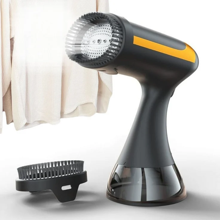 AIMAX Reise-Dampfbügeleisen Steamer 1500W, 300ml Wassertank, Abschaltautomatik, Tropfstopp, für verschiedene Stoffe