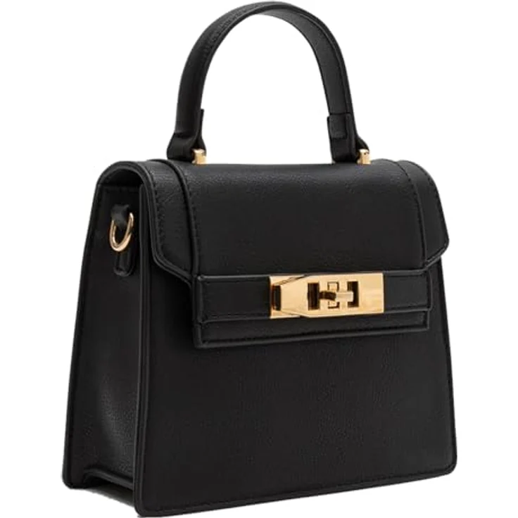 L.Credi Konstanze Handtasche, 20 cm, aus langlebigem Polyurethan, verstellbarer Umhängeriemen, Reißverschluss – Bild 2