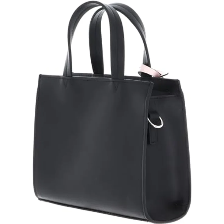 Picard Shopper Levante, Lederfaserstoff mit Reißverschluss und verstellbarem Umhängeriemen, schwarz – Bild 4