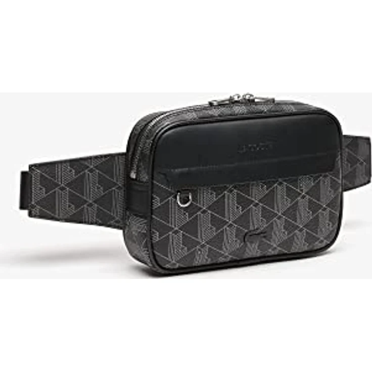 Lacoste The Blend Waist Bag, Umhängetasche mit verstellbarem Gurt, 23 x 15,5 x 5 cm, Monogramm-Aufdruck – Bild 5