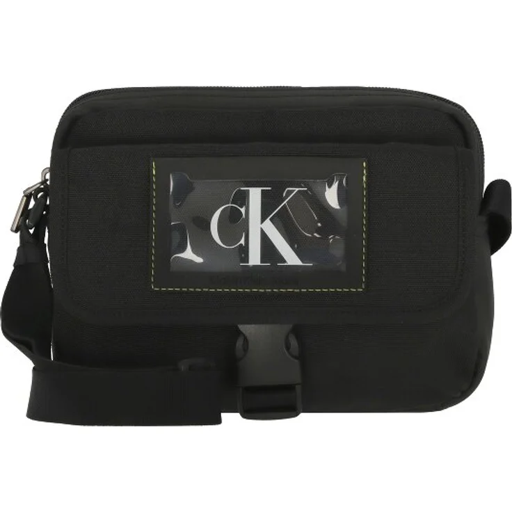 Calvin Klein Jeans Umhängetasche, 21 cm, schwarz, 100% Polyester