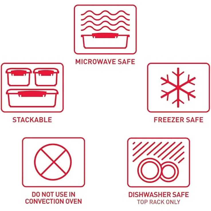 Sistema 1109 Mikrowellen-Nudelbowl To Go, 940 ml, rot – Bild 6