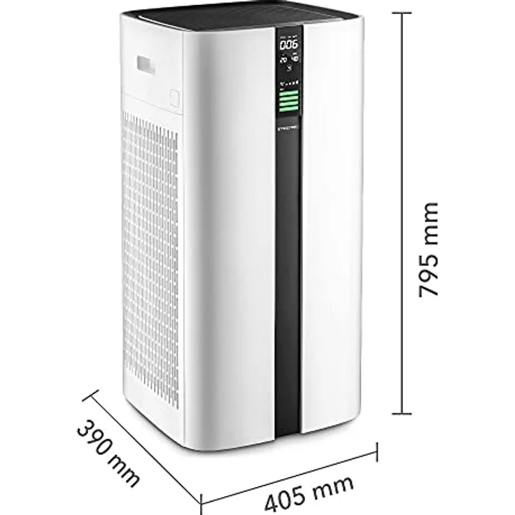 TROTEC AirgoClean 350 E, HEPA Luftreiniger für Allergiker, 1.000 m³/h, geeignet für Räume bis 120 m², 99,97% Partikelentfernung – Bild 3