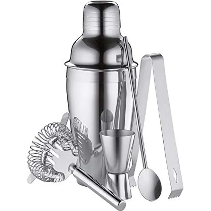 cilio Barset Bar-Set 5-teilig Edelstahl poliert