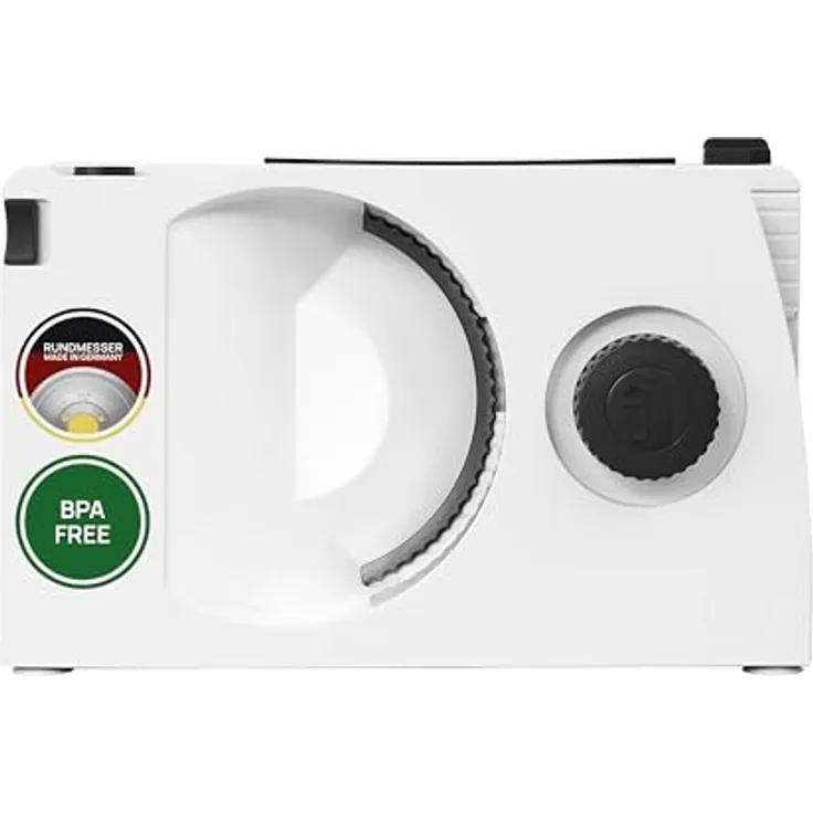 ritter Allesschneider markant 7, 65 W, klappbar, inklusive Messerabdeckung, Sicherheits-2-Finger-Einschaltsystem