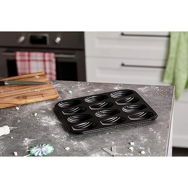 Ibili 820502 ? Backform Muffins 12 Eiswürfel Moka Schwarz - 25,9 x 20,9 x 1,4 cm – Bild 4