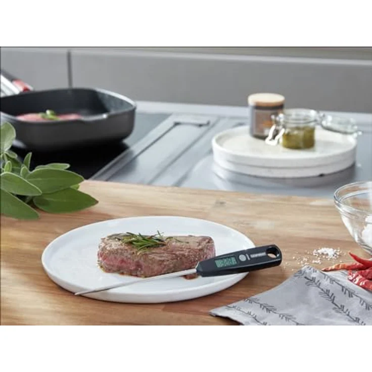 Leifheit digitales Küchenthermometer, von -45°C bis +200°C, Grillthermometer, Temperaturmessgerät für Fleisch, Flüssigkeiten oder Babynahrung, Bratenthermometer für die ideale Kerntemperatur – Bild 2