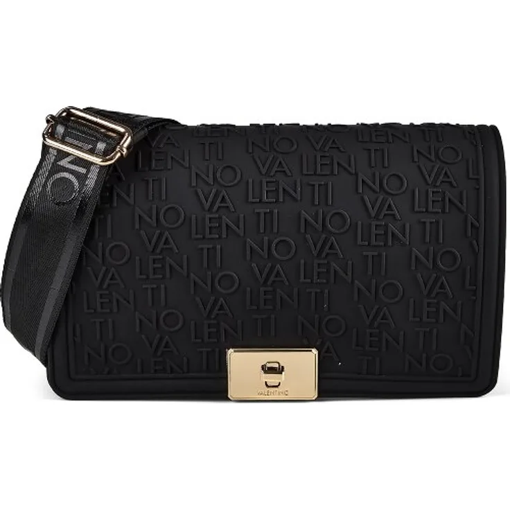 Valentino Jellies Umhängetasche, 25.5 cm, schwarz, aus 100% PVC, Maße 25.5 cm x 8 cm x 15 cm