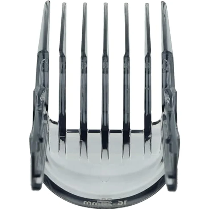 vhbw Kammaufsatz 16 - 28 mm, Ersatz für Philips 422203633, 422203633291, Grau-Transparent für Haarschneider und Bartschneider – Bild 3