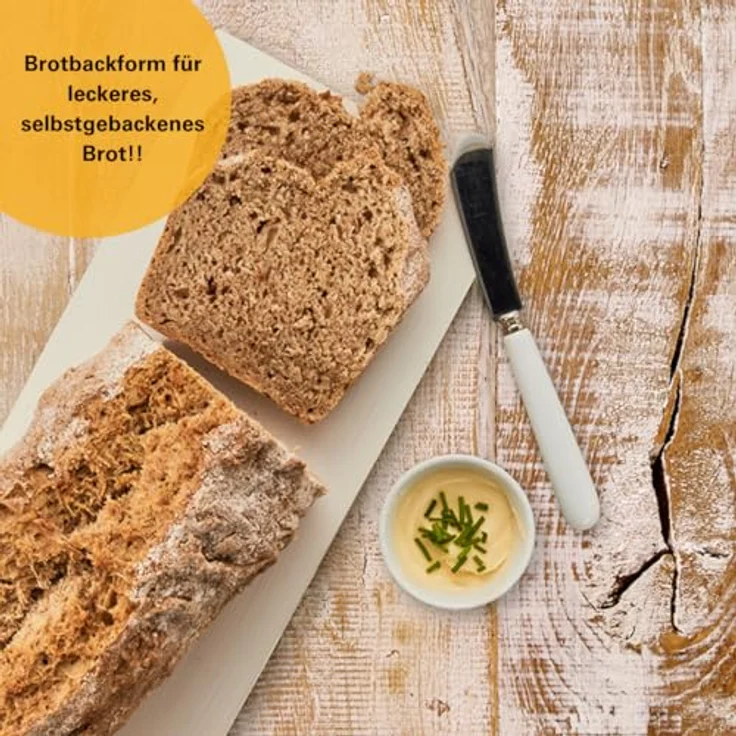 Birkmann Brotbackform perforiert, Laib & Seele, 200mm, Karbon – Bild 7