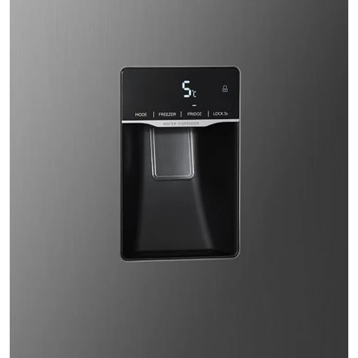 Respekta Side by Side Kühlschrank Gefrierkombi, Inox Look, 288 L Kühlfach, 151 L Gefrierfach, Wasserspender, No Frost, 178 cm – Bild 12