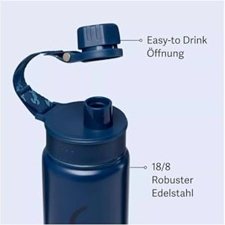 Satch Trinkflasche Blue Steel – Bild 3