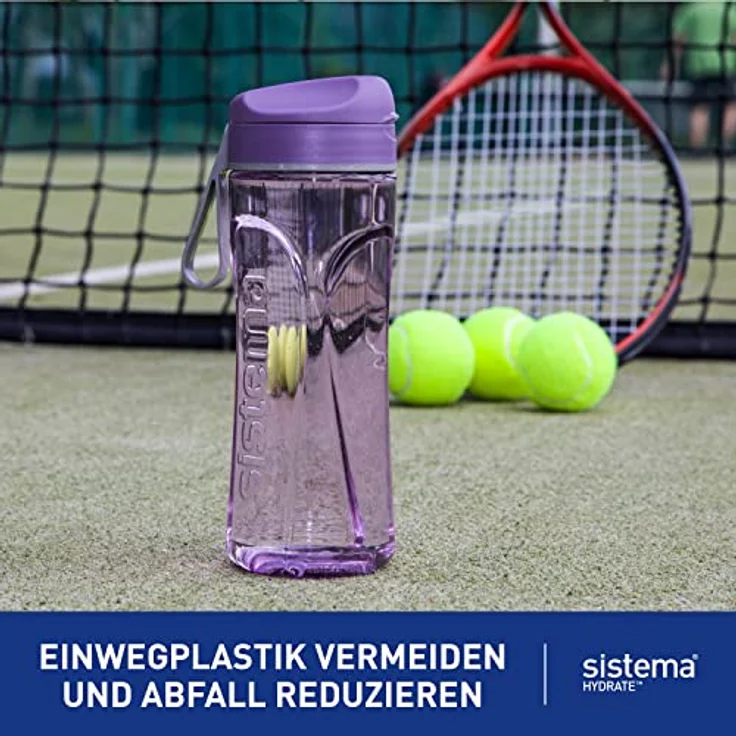 Sistema Feuchtigkeit Tritan Swift Flasche, 600 ml, Plastik, Sortiert, 9 x 7.3 x 10.9 cm – Bild 4