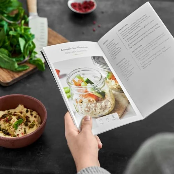 Springlane Stabmixer Set Sam aus Edelstahl, 800,00 W, inkl. Pürierstab, Zerkleinerer, Schneebesen, Rühr- & Knethaken, Aufbewahrungstasche – Bild 6