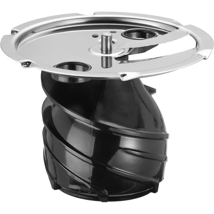 KitchenAid Entsafter KitchenAid Schnecken-/Messereinheit W10724159 für Entsafter, Schwarz/Metall, Originales Ersatzteil