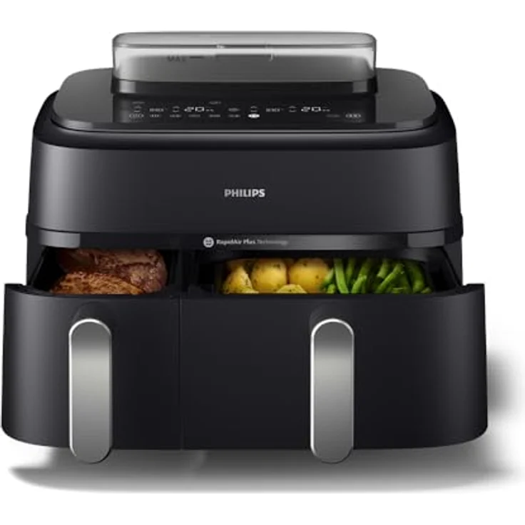 Philips Fritteuse, Perfekte Ergebnisse dank Shake-Reminder NA551/00 – Bild 2