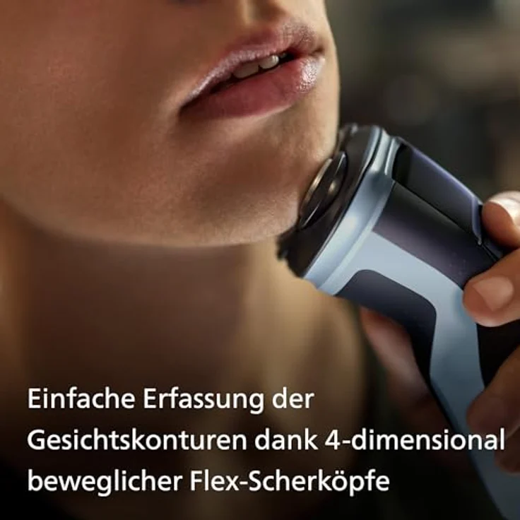 PHILIPS Shaver Series 3000X, Elektrischer Nass- und Trockenrasierer für Männer in Himmelblau, SkinProtect-Technologie, ausklappbarer Bartschneider – Bild 5