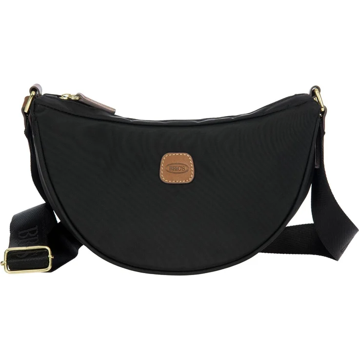 Brics X-Collection Umhängetasche 28 cm, Nylon, Schwarz, mit Reißverschluss und verstellbarem Riemen – Bild 1