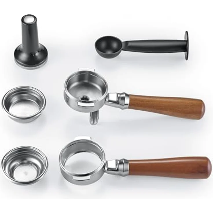CASO EspressoGourmet Advanced Espresso Siebträgermaschine, 19 bar Ulka-Pumpe, PID-Temperatursteuerung, Edelstahlgehäuse, 2 l Wassertank, mit 2 Siebträgermodellen – Bild 6