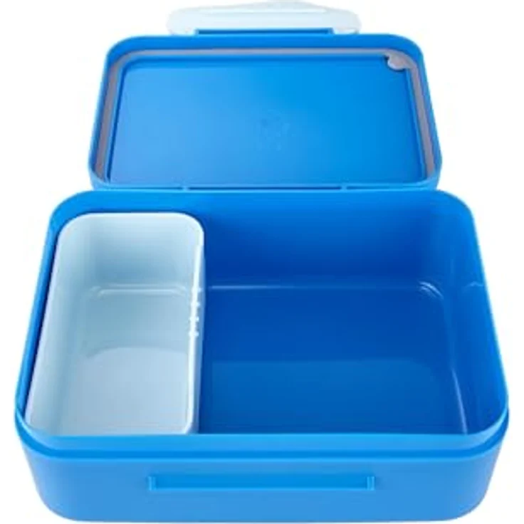 ergobag Lunchbox Brotdose Tritan, 1-tlg. mit Trennfach für Obst und Gemüse, BPA-frei und spülmaschinenfest – Bild 3