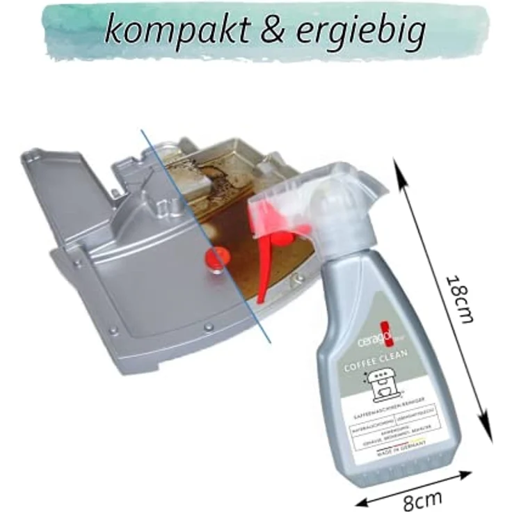 ceragol ultra Coffee Clean Kaffeefettlöser Reinigungsspray für Kaffeemaschinen , 250ml – Bild 4