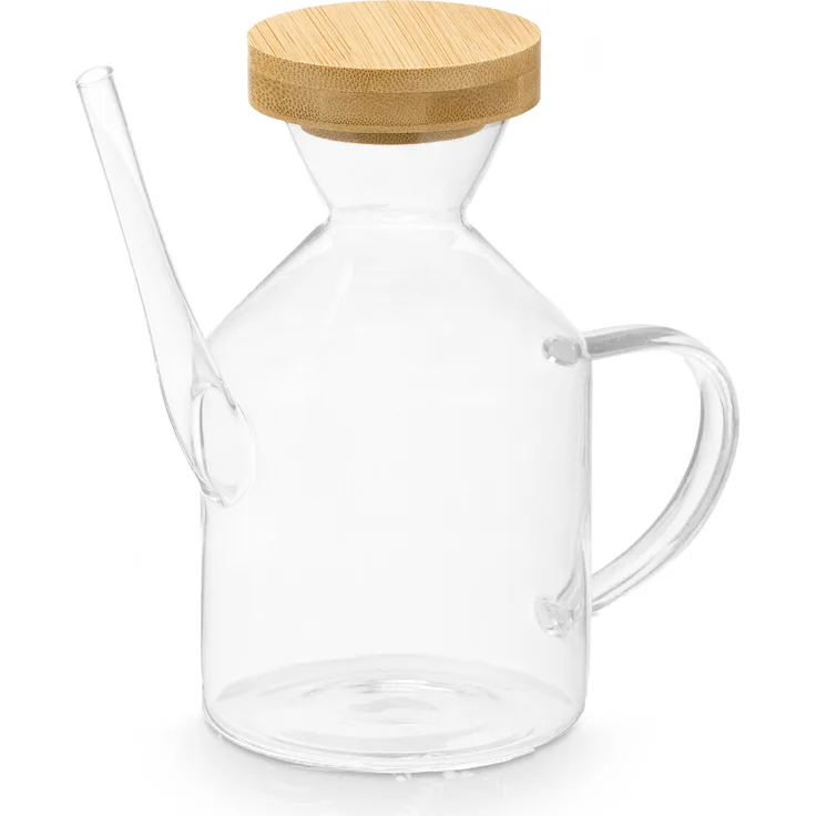Vivalto Ölflasche INTRA mit Bambusdeckel, 600 mlTransparent-Bambus