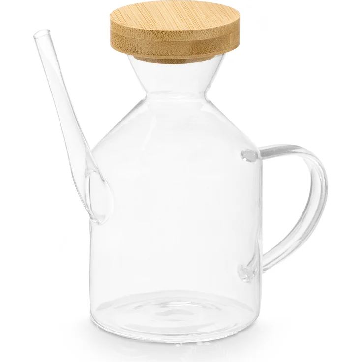 Vivalto Ölflasche INTRA mit Bambusdeckel, 600 mlTransparent-Bambus