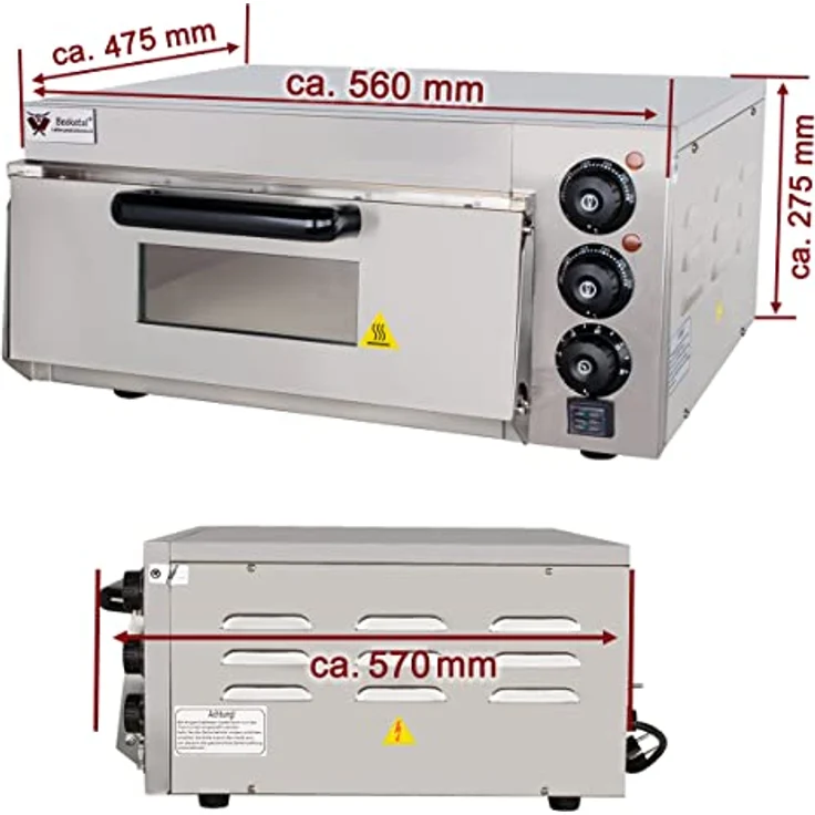 Beeketal Pizzaofen Pizza BPO33-1 – Bild 3