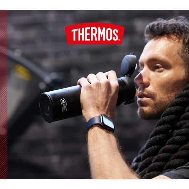 THERMOS 4035.232.075 Thermosflasche Ultralight, Edelstahl Mat Black 0,75 l, extrem leicht, nur 275 g, 10 Stunden heiß, 20 Stunden kalt – Bild 6