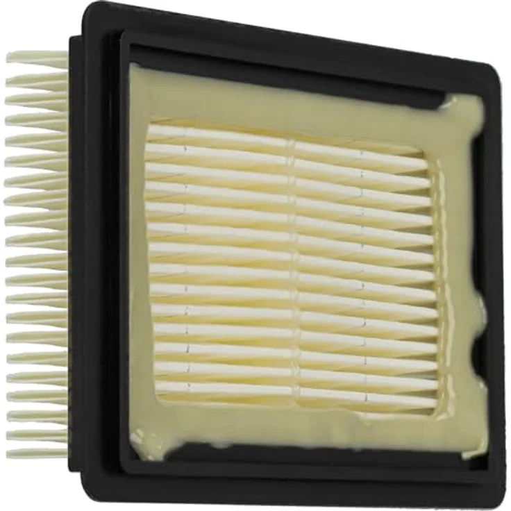 vhbw 5X Flachfaltenfilter, kompatibel mit Bosch Gas 10.8 V-Li, 12 V, 12V Professional Staubsauger, schwarz/weiß, hochwertiges Filter-Set für bessere Filtration – Bild 2
