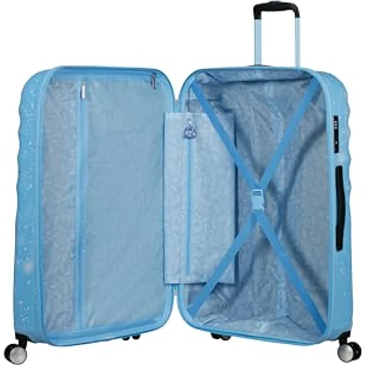 American Tourister Wavebreaker Disney 4 Rollen Trolley, 67 cm, blau, 100% ABS, 44 cm x 26 cm – Bild 5