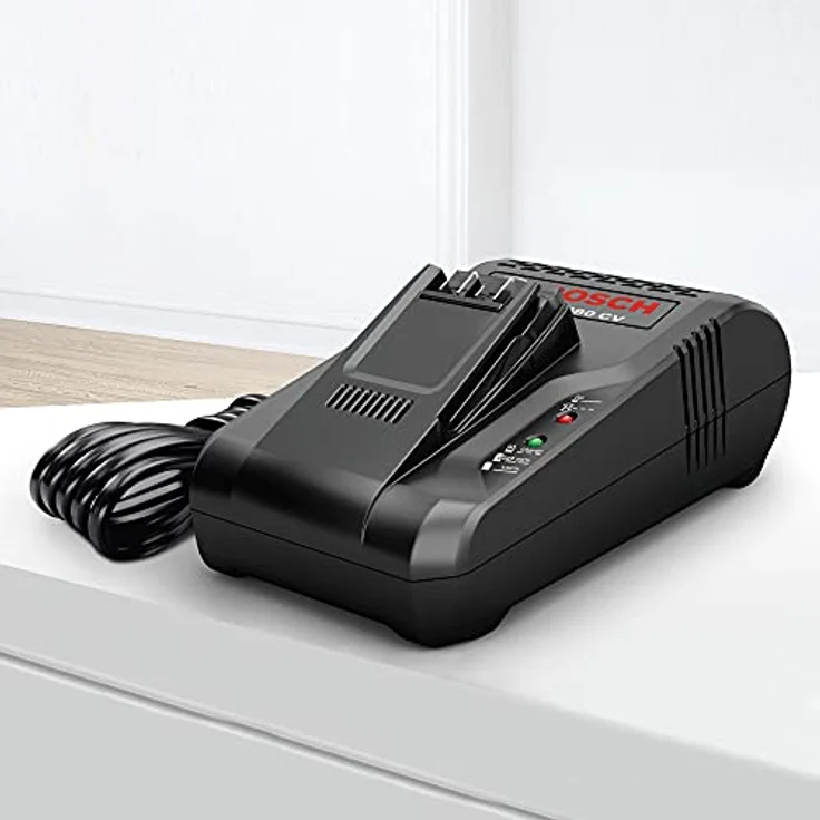 Bosch BHZUC18N Schnellladegerät, für austauschbare 18-Volt Power for ALL Akkus passend für Bosch Unlimited Staubsauger, schwarz – Bild 3