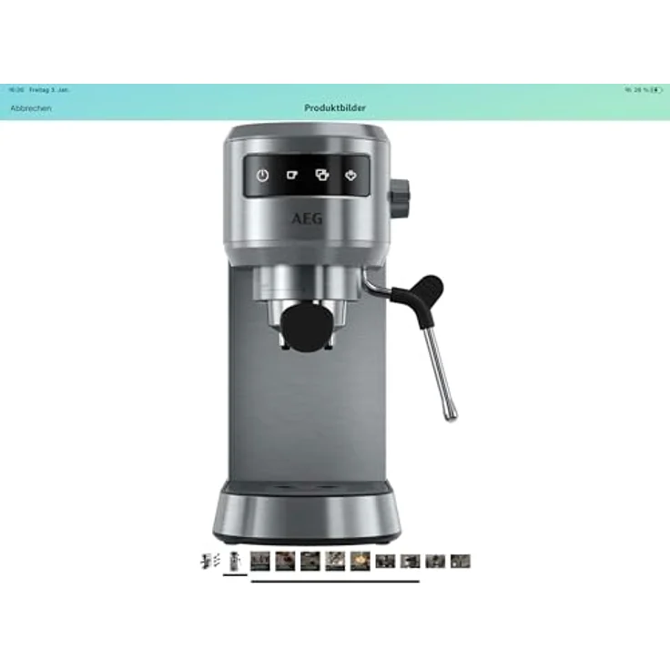 AEG EC6-1-6ST Espressomaschine silber – Bild 2