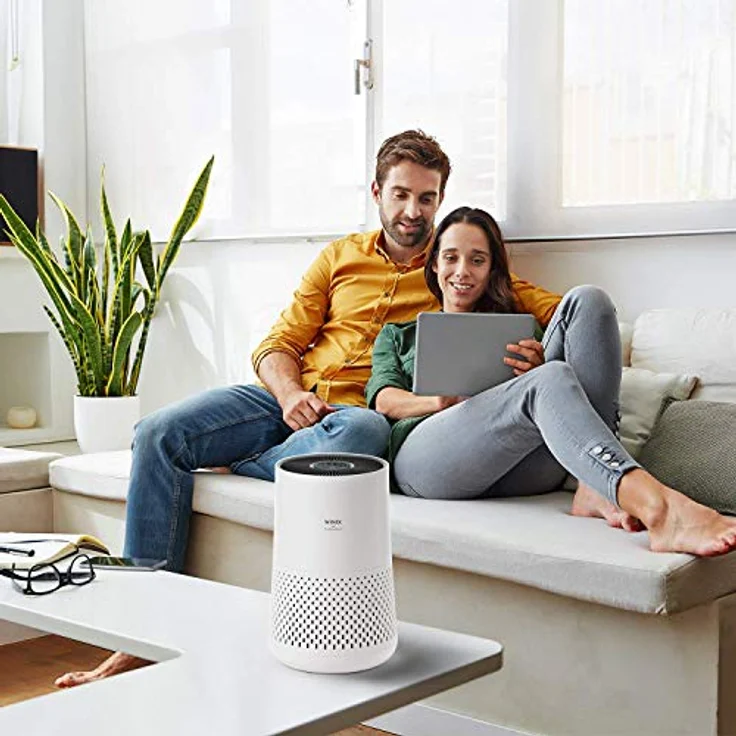 Winix A332 Luftreiniger mit HEPA-Filter, CADR 228 m³/h, (bis zu 45m²) und PlasmaWave-Technologie für Allergiker. Reduziert Heuschnupfen, Pollen und Gerüche um 99,97 %. Für Schlaf- und Wohnzimmer – Bild 3