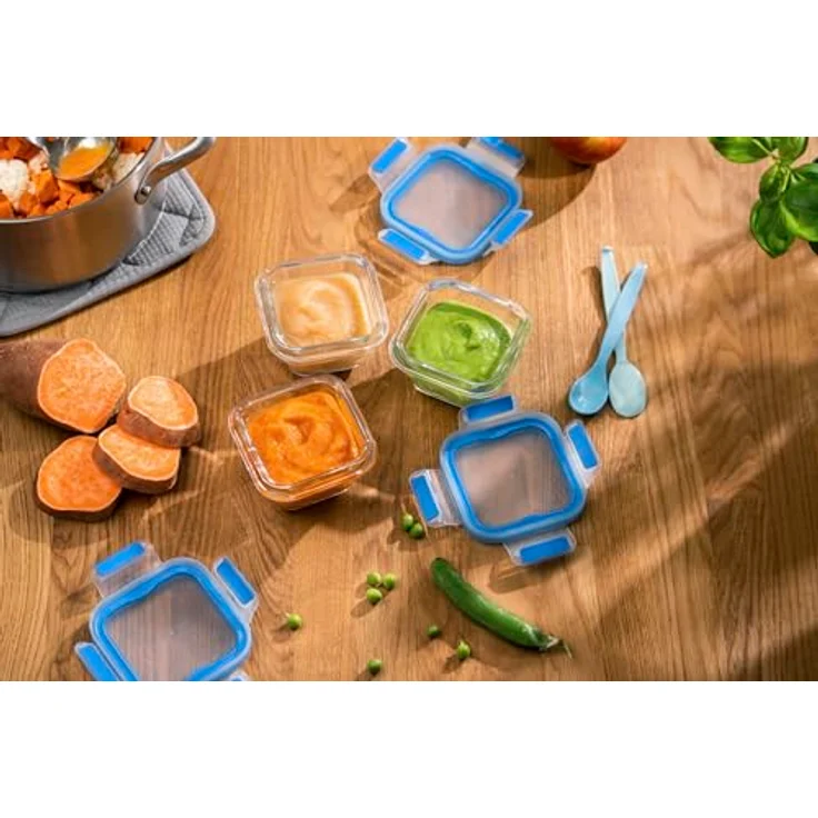 emsa Frischhaltedose CLIP & CLOSE Glas, 0,18 Liter, 3er Set – Bild 4