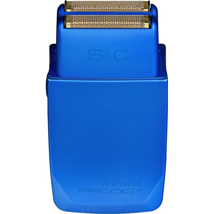 Stylecraft Shaver Prodigy BLUE, Haarschneider mit Gold-Titan-Folien und kabelloser Ladetechnologie