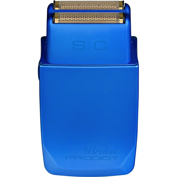 Stylecraft Shaver Prodigy BLUE, Haarschneider mit Gold-Titan-Folien und kabelloser Ladetechnologie