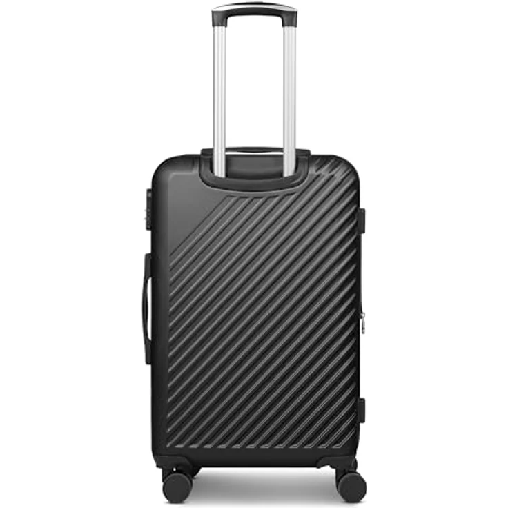 Check in Paradise 2.0, mittelgroßer Trolley 44,5 x 27 x 68 cm, erweiterbar, aus stoßfestem ABS, mit Teleskopgriff, Volumen 74 Liter – Bild 2