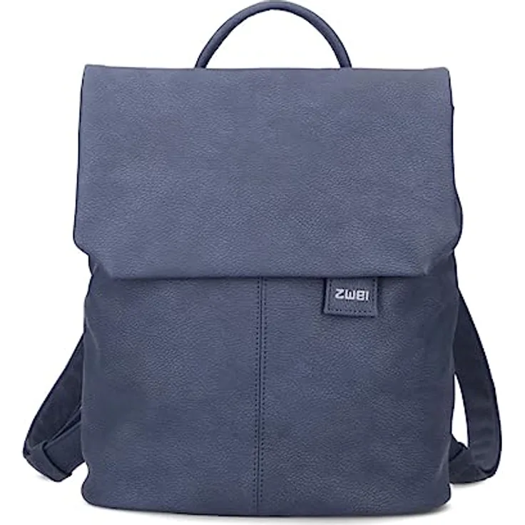 Zwei Mademoiselle.M City Rucksack, 29 cm, grau aus 100% Polyurethan