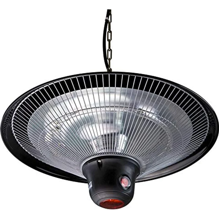 DEMA Deckenheizstrahler DHS 1500R, Halogen Heizgerät mit Fernbedienung, 3 Leistungsstufen, spritzwassergeschützt IP34 – Bild 2