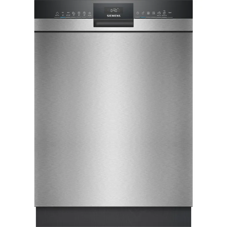 Siemens SN43HS03TE Unterbauspüler 60cm, Edelstahl, 2 Jahre Herstellergarantie, aquaStop® für Wasserschäden, Garantieverlängerung auf 5 Jahre