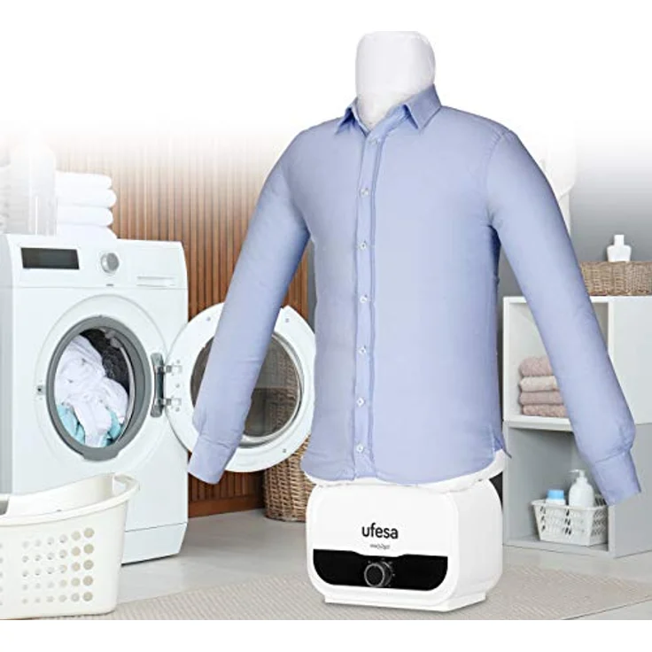 Ufesa SV1200 - Automatischer Bügler und Trockner, Bügelautomat, Hemden, Blusen un T-Shirts, Beseitigt Falten und neutralisiert Gerüche, einstellbare Größen,Timer bis zu 3 Std. – Bild 4