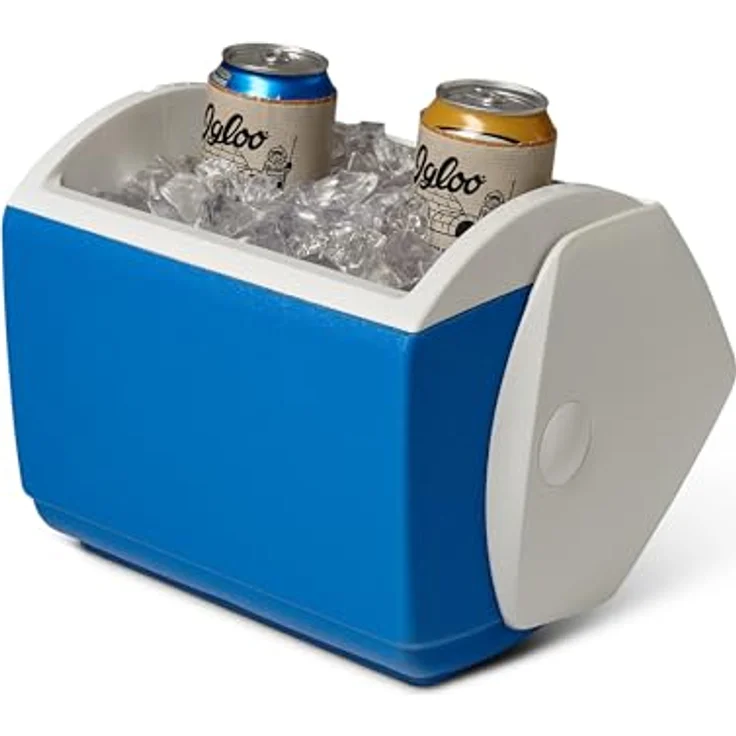 Igloo Playmate Kühlbox, 6 l, blau, mit ikonischem Zeltdachdesign und Druckknopfverschluss – Bild 6