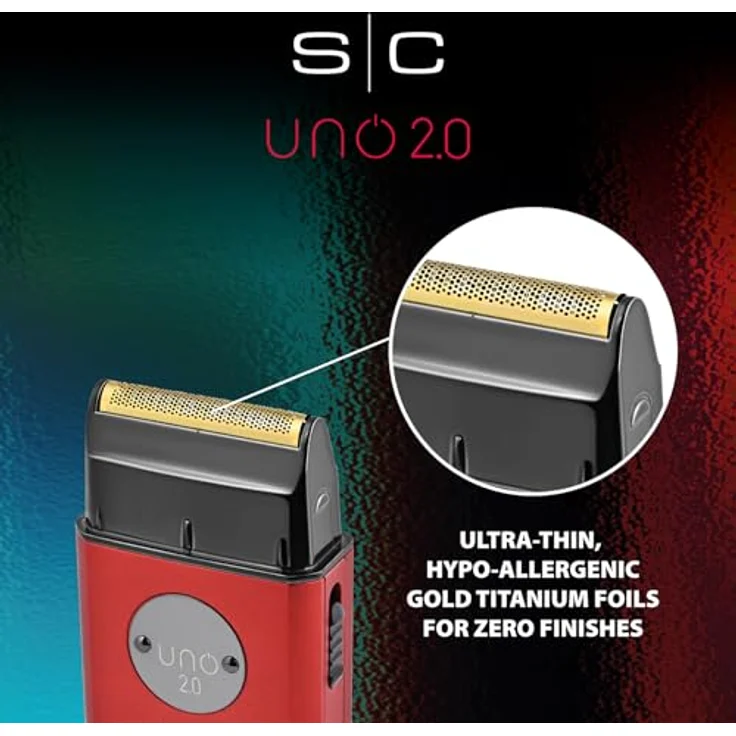 Stylecraft Uno 2.0, Elektrorasierer für Bart und Haare, kabellos, 130 Minuten Laufzeit, ergonomisch, USB Typ C, 9.000 U/min, 90 g, inkl. Reisebeutel – Bild 5