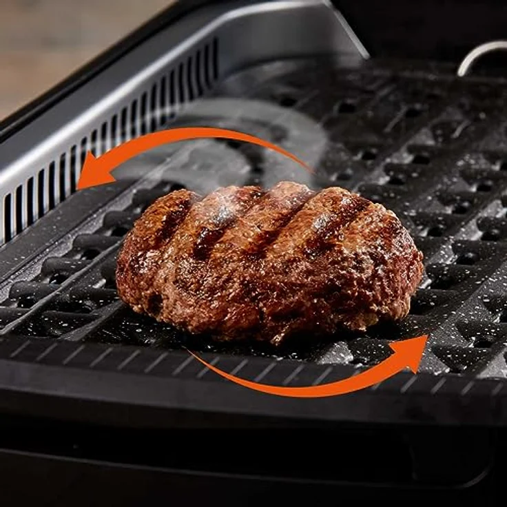 PowerXL Smokeless Grill - Elektro Grill mit Anti-Haft-Beschichtung, Thermo-Glasdeckel und 1500 Watt – Bild 5