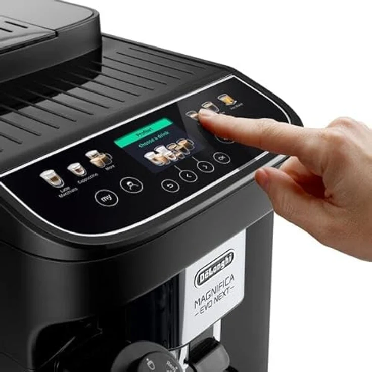 De'Longhi Kaffeevollautomat ECAM 310.60.B Magnifica EVO Next Kaffeevollautomat mit OneTouch-Funktion und LatteCrema Hot Technologie, schwarz – Bild 4
