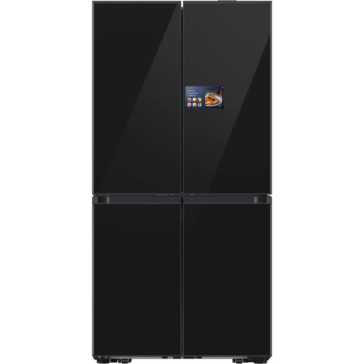 Samsung RM90F67CECEF Kühl-Gefrier-Kombination, 654 Liter, French Door, Glam Deep Charcoal, AI Hybrid Cooling, Smart Home Steuerung