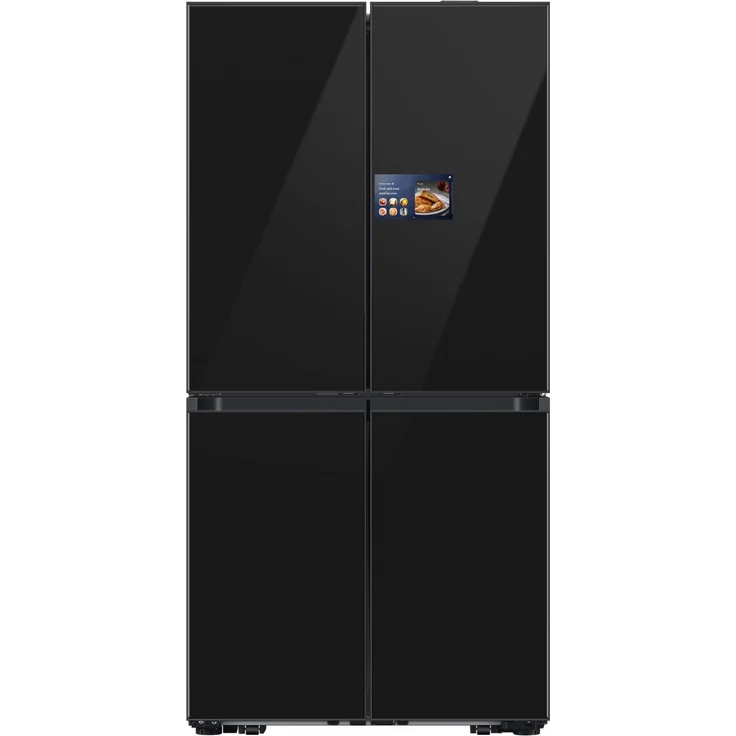 Samsung RM90F67CECEF Kühl-Gefrier-Kombination, 654 Liter, French Door, Glam Deep Charcoal, AI Hybrid Cooling, Smart Home Steuerung