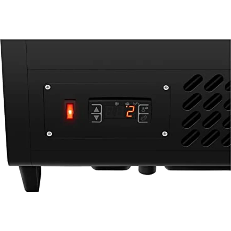 Royal Catering RCCC-100-BT Table Top Kühlschrank, 100 L Kühlvitrine mit LED-Beleuchtung, schwarz, 67 cm hoch, für Gastronomie – Bild 2